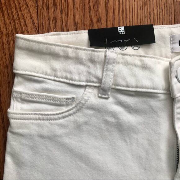 DL1961 Smart Denim Florence Cropped Instasculpt White denim Women’s Size 28 NWT - Picture 5 of 15